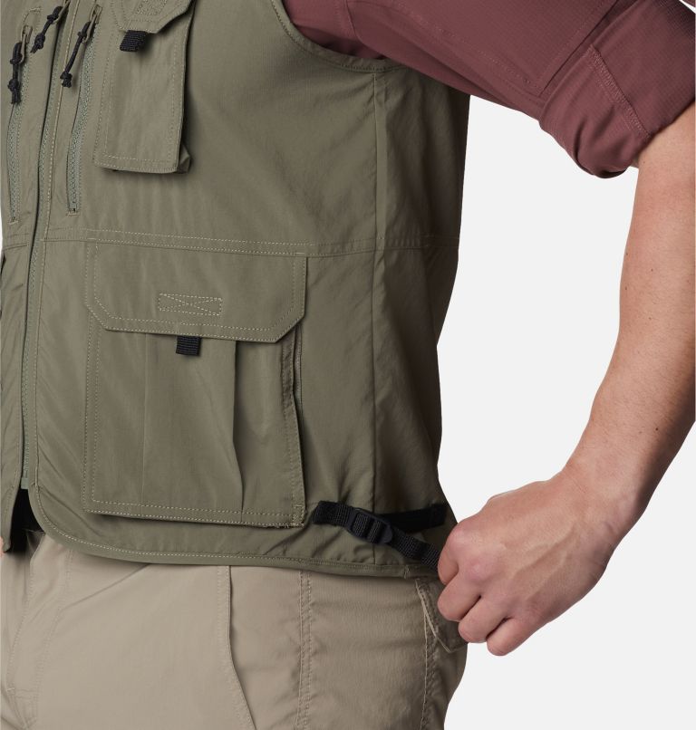 Thumbnail: Men's Silver Ridge Utility Vest, Color: Stone Green, image 7
