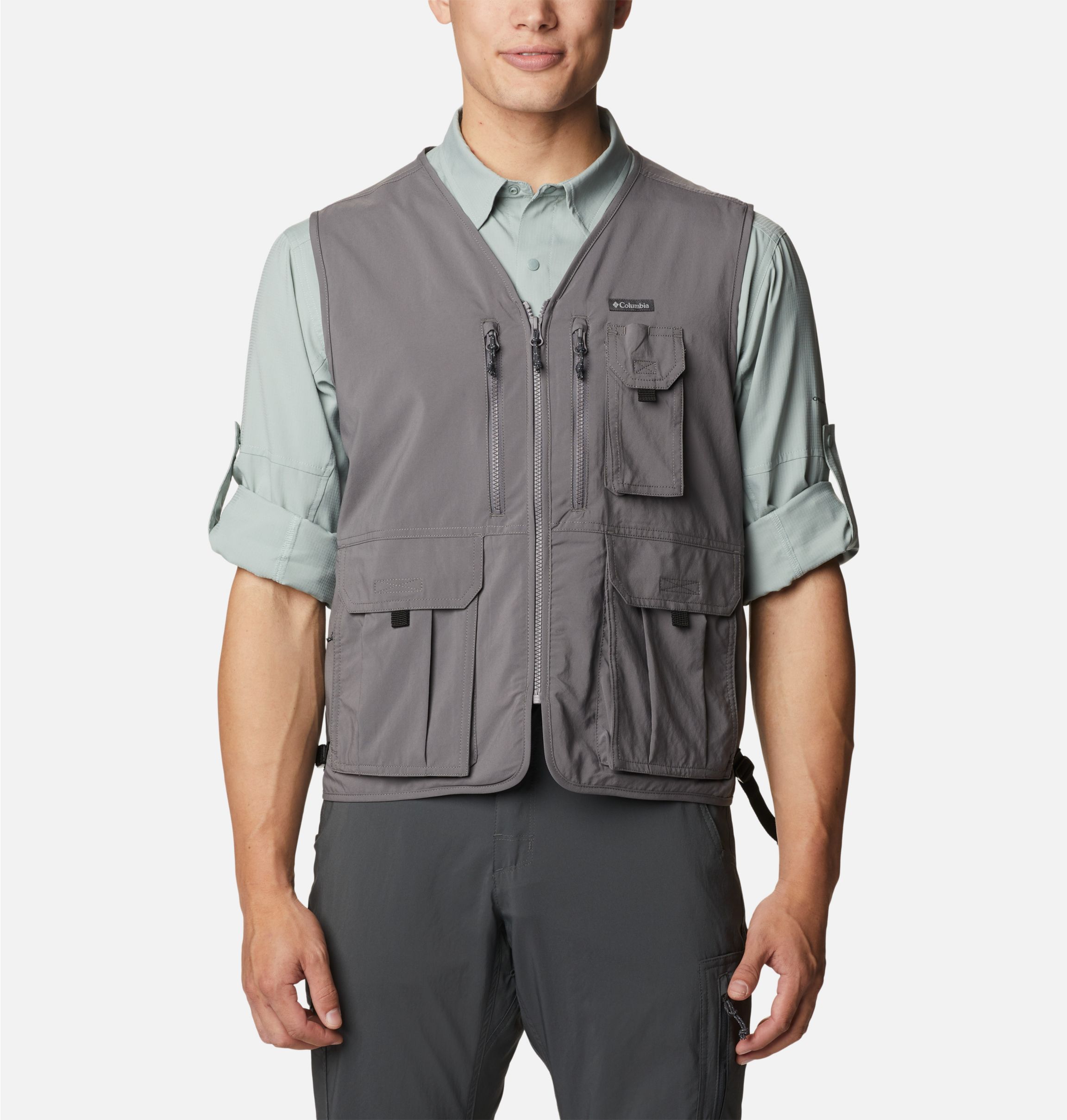 Columbia Silver Ridge Utility Vest Grey - L