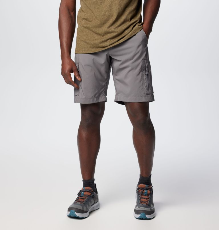 Men's Silver Ridge Utility Cargo Shorts, Color: City Grey, image 3