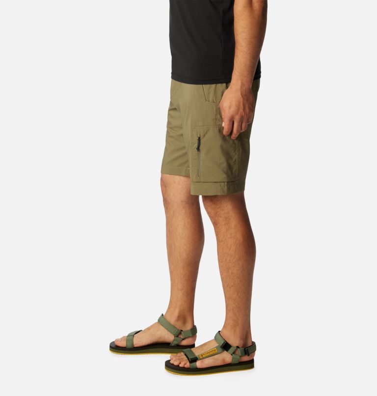 Men's Silver Ridge Utility Cargo Shorts, Color: Stone Green, image 3