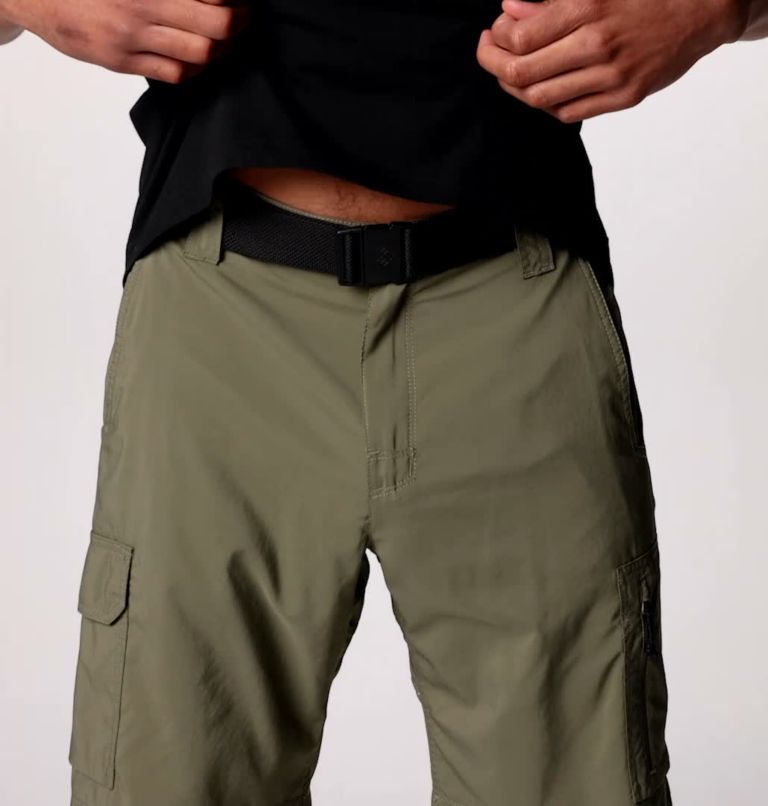 Men's Silver Ridge Utility Cargo Shorts, Color: Stone Green