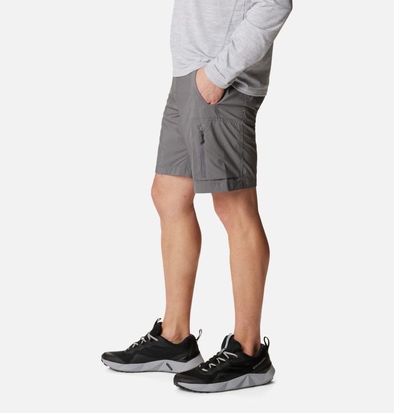 Thumbnail: Pantaloncini cargo da camminata Silver Ridge Utility da uomo, Color: City Grey, image 3