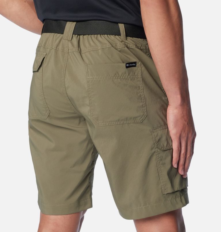 Men's Silver Ridge Utility Cargo Hiking Shorts, Color: Stone Green, image 5