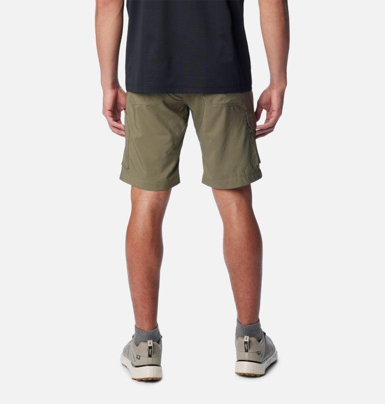 Men's Silver Ridge Utility Cargo Hiking Shorts, Color: Stone Green, image 2