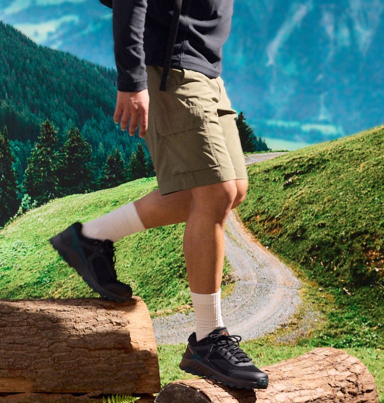 Men's Silver Ridge Utility Cargo Hiking Shorts, Color: Stone Green, image 6