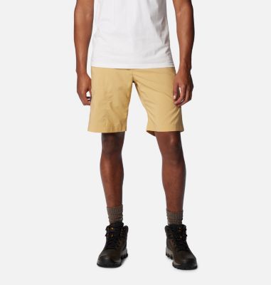 Pantaloncini Da Escursionismo Columbia Uomo, Modello Washed Out, Vita Elastica E Morbido Cotone (Taglia 36W X 10L, Colore Fossile)