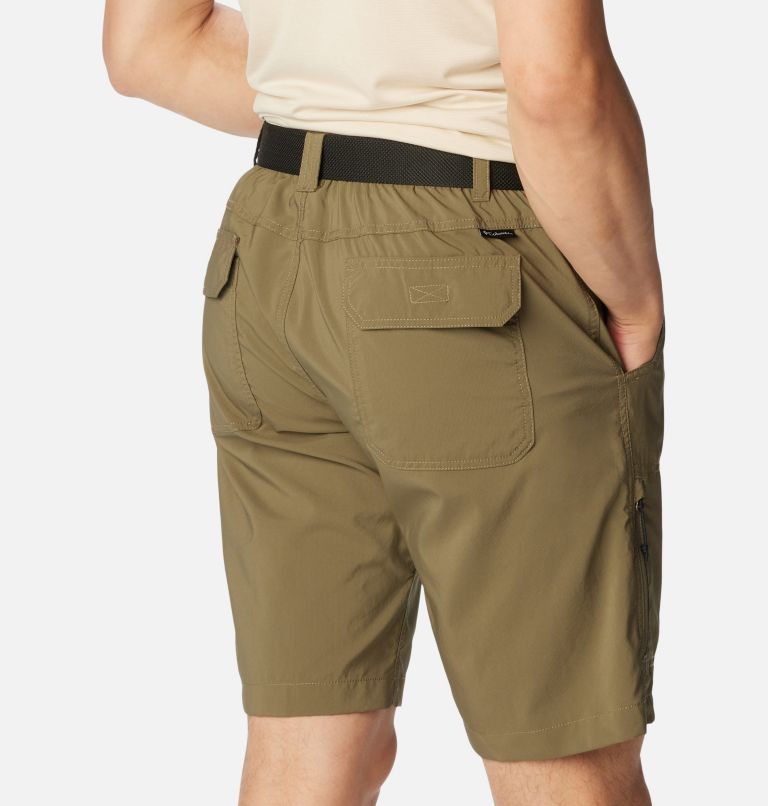 Men's Silver Ridge Utility Hiking Shorts, Color: Stone Green, image 5