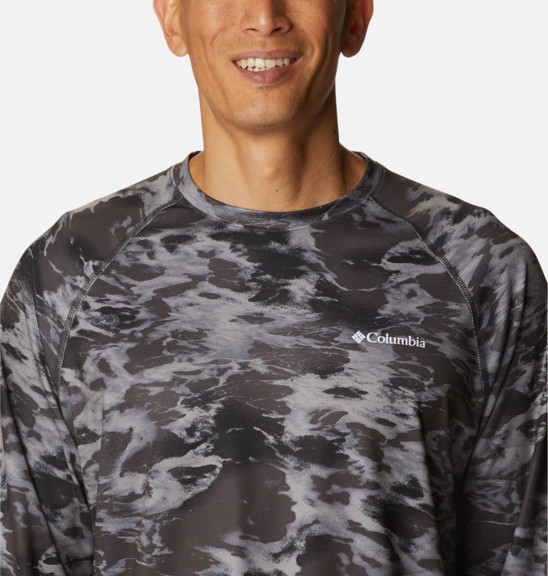 Haut imprimé à manches longues Summerdry Homme, Color: Black Natureal Waves, image 4