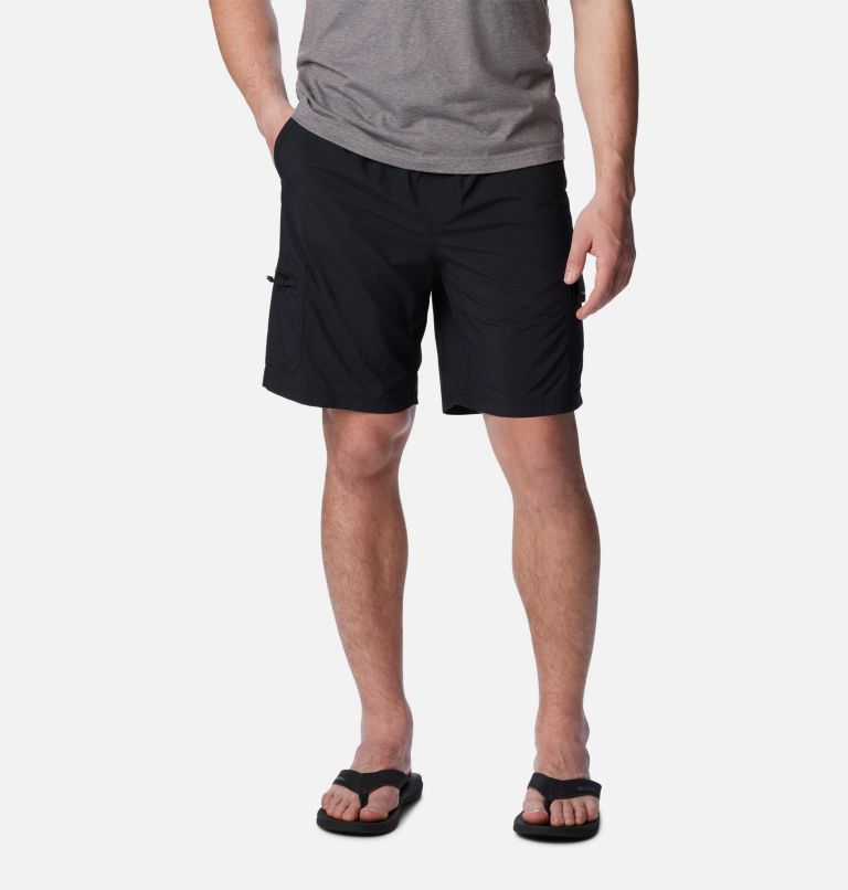 Men's Summerdry Brief Shorts, Color: Black, image 1