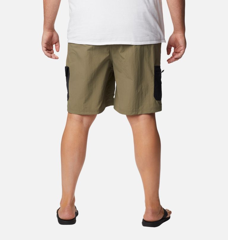Thumbnail: Men's Summerdry Brief Shorts - Big, Color: Stone Green, image 2