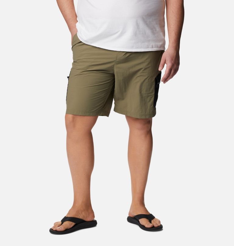 Men's Summerdry Brief Shorts - Big, Color: Stone Green, image 1