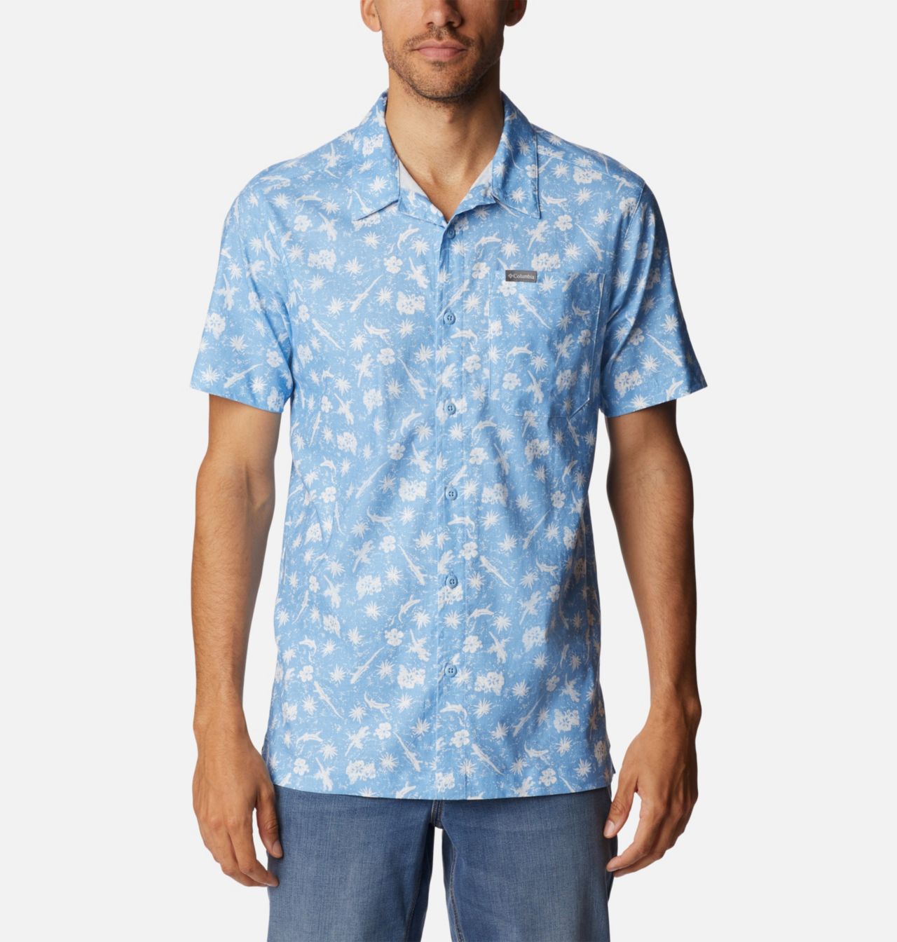 Men's Sage Springs™ Linen Short Sleeve Shirt 1