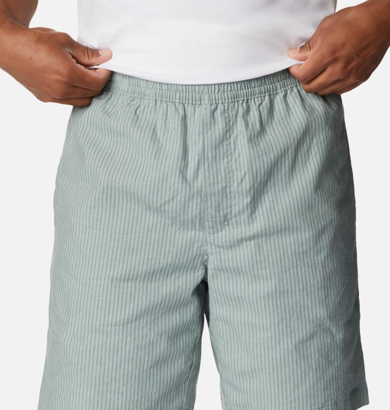 Men's Sage Springs Linen Shorts, Color: Niagara Oxford Stripe, image 4