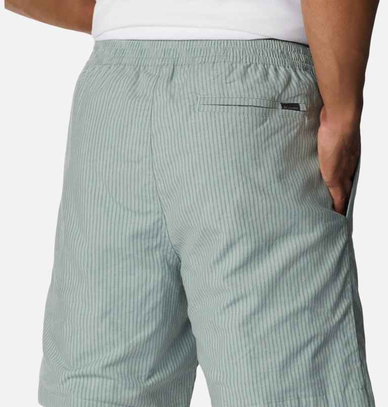 Men's Sage Springs Linen Shorts, Color: Niagara Oxford Stripe, image 5