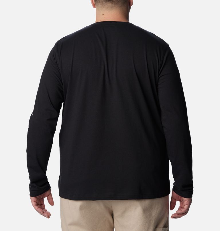 Men's Thistletown Hills Long Sleeve Logo T-Shirt - Big, Color: Black, image 2