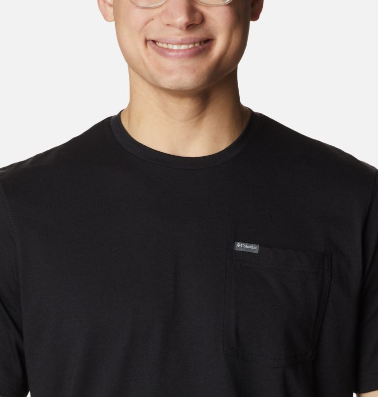Men's Thistletown Hills Pocket T-Shirt - Tall, Color: Black, image 4
