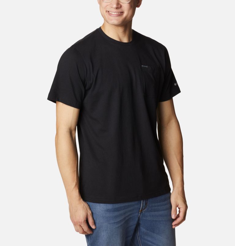 Men's Thistletown Hills Pocket T-Shirt - Tall, Color: Black, image 5