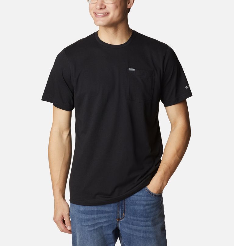 Men's Thistletown Hills Pocket T-Shirt - Tall, Color: Black, image 1