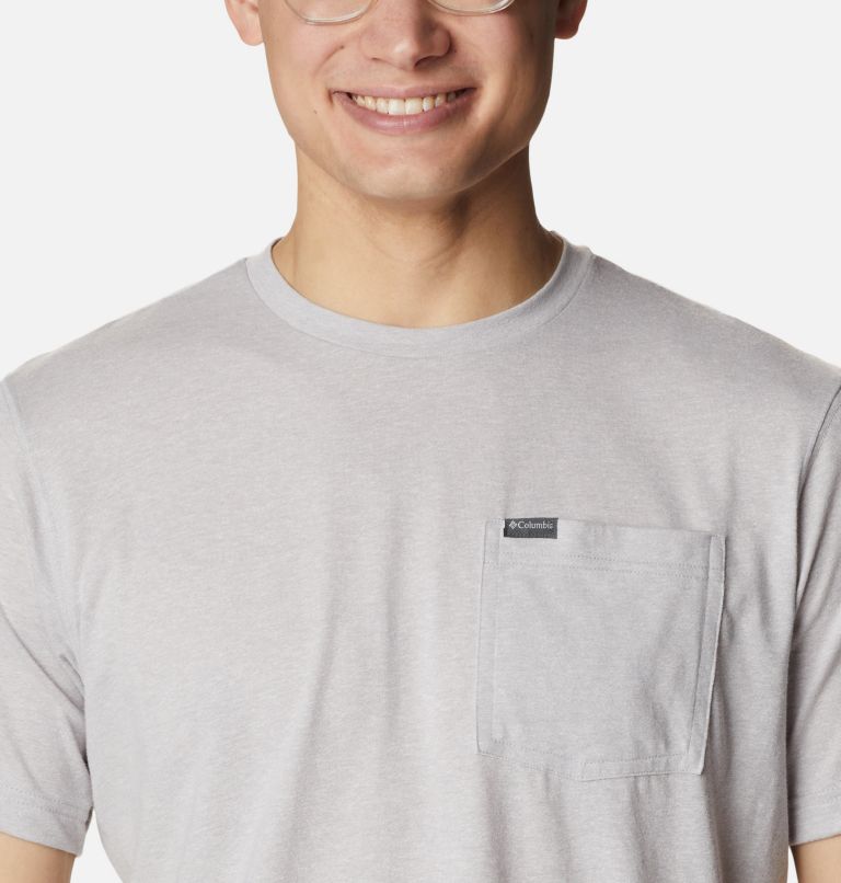 Thistletown Hills technisches T-Shirt mit Taschen für Männer, Color: Columbia Grey Heather, image 4