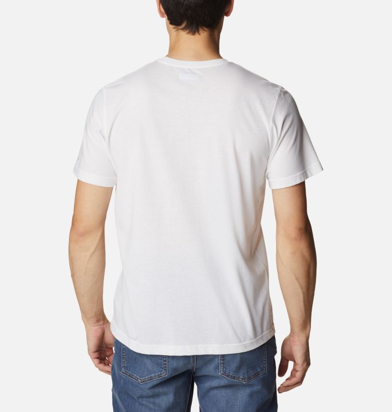 Thumbnail: Men's Thistletown Hills Pocket T-Shirt, Color: White, image 2