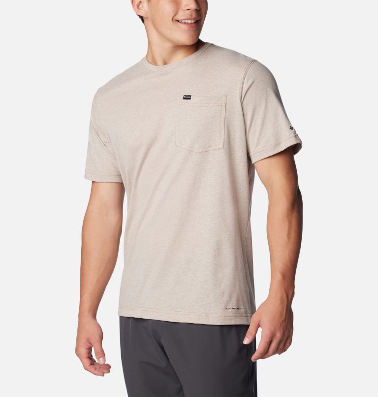 Men's Thistletown Hills Pocket T-Shirt, Color: Delta Heather, image 5