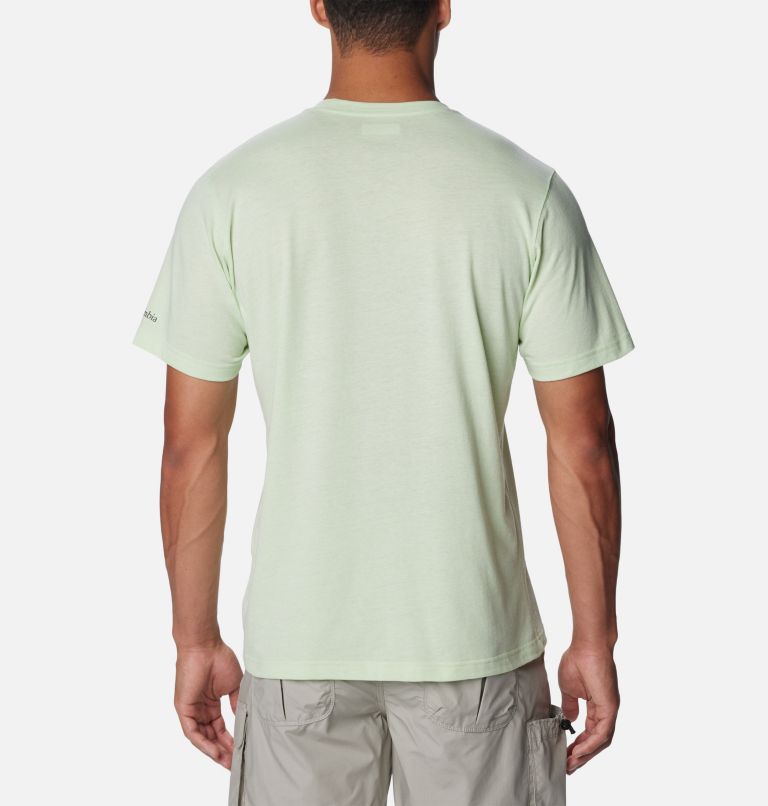Men's Thistletown Hills Pocket T-Shirt, Color: Sage Leaf Heather, image 2