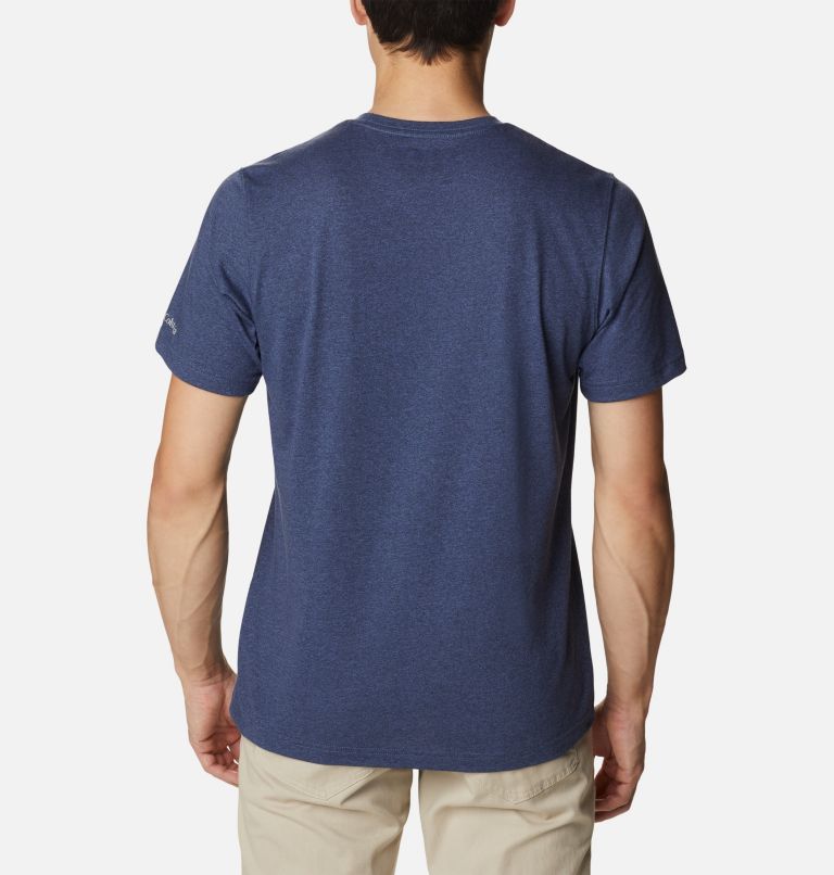 T-shirt Technique Thistletown Hills Pocket Homme, Color: Dark Mountain Heather, image 2