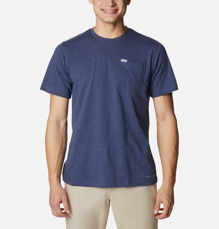 Men's Thistletown Hills Pocket T-Shirt, Color: Dark Mountain Heather, image 1