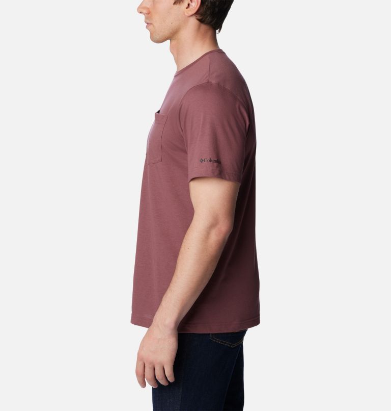 Men's Thistletown Hills Pocket T-Shirt, Color: Light Raisin, image 3