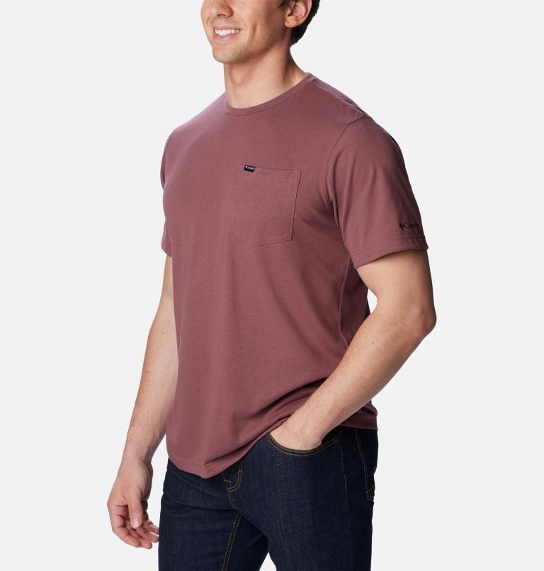 Men's Thistletown Hills Pocket T-Shirt, Color: Light Raisin, image 5