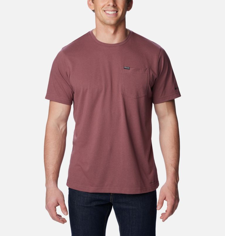 Men's Thistletown Hills Pocket T-Shirt, Color: Light Raisin, image 1