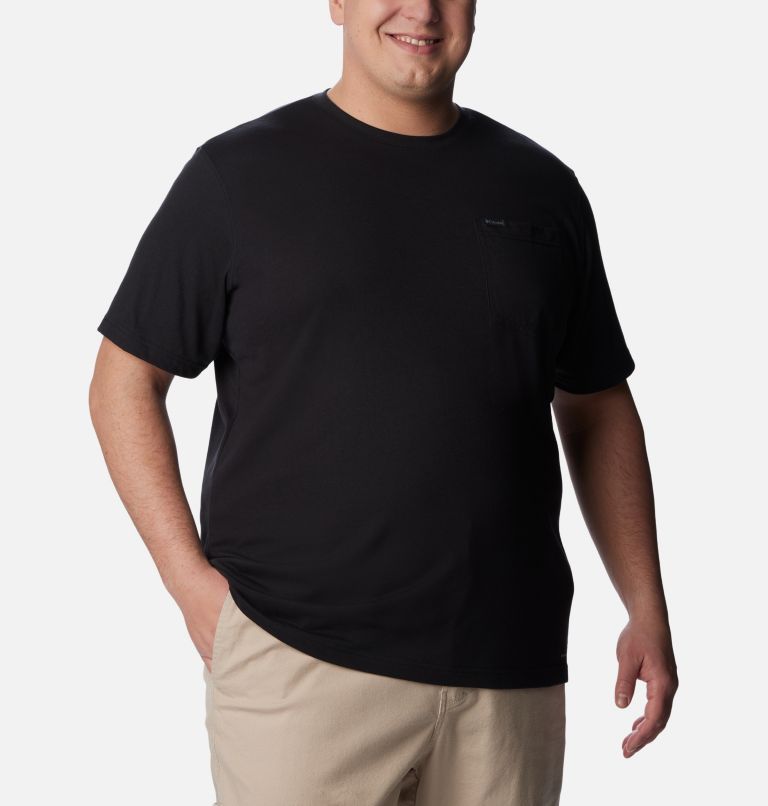 Men's Thistletown Hills Pocket T-Shirt - Big, Color: Black, image 5