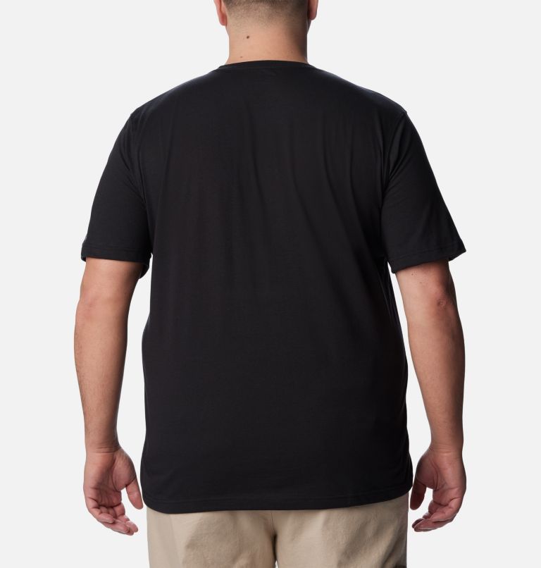Thumbnail: T-shirt à poche poitrine Thistletown Hills Homme - Tailles fortes, Color: Black, image 2