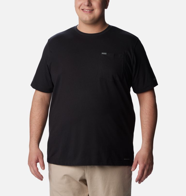 T-shirt à poche poitrine Thistletown Hills Homme - Tailles fortes, Color: Black, image 1