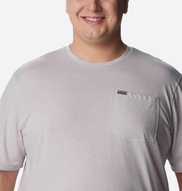Men's Thistletown Hills Pocket T-Shirt - Big, Color: Columbia Grey Heather, image 4