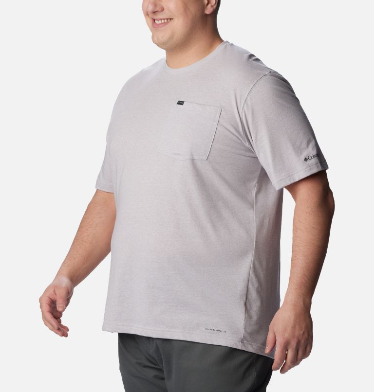 Men's Thistletown Hills Pocket T-Shirt - Big, Color: Columbia Grey Heather, image 5