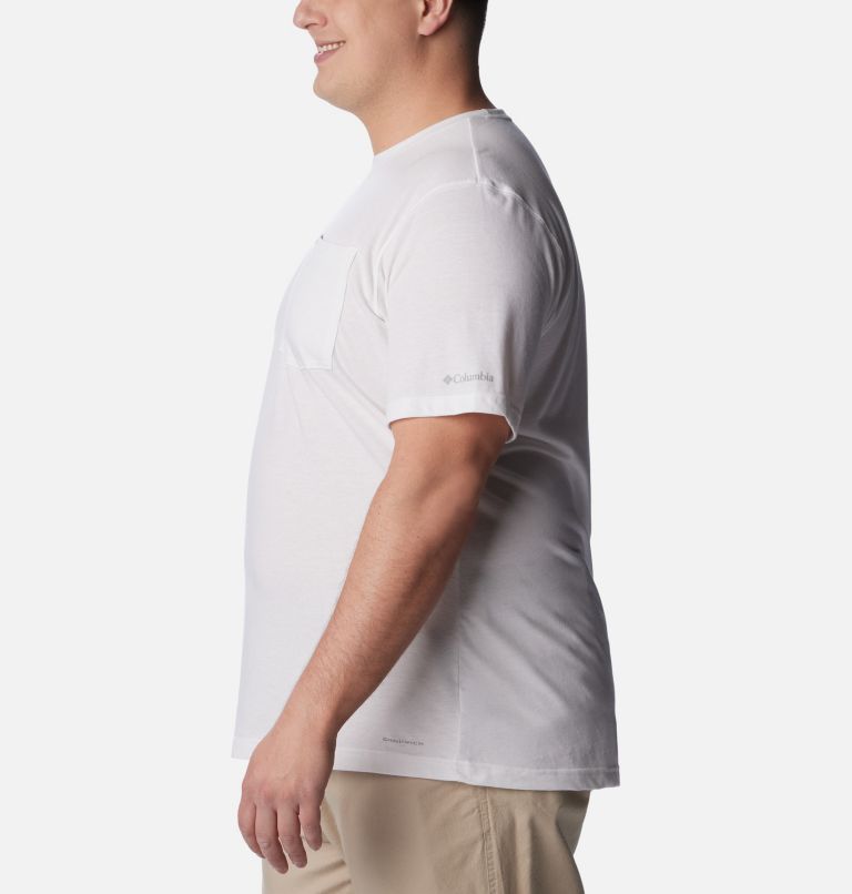 Men's Thistletown Hills Pocket T-Shirt - Big, Color: White, image 3