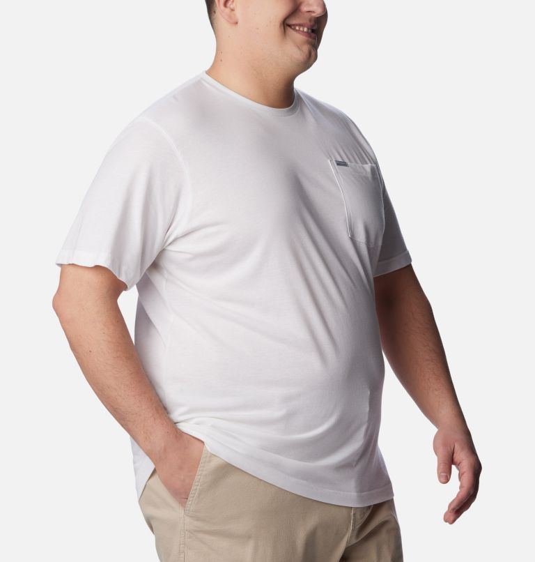 Men's Thistletown Hills Pocket T-Shirt - Big, Color: White, image 5