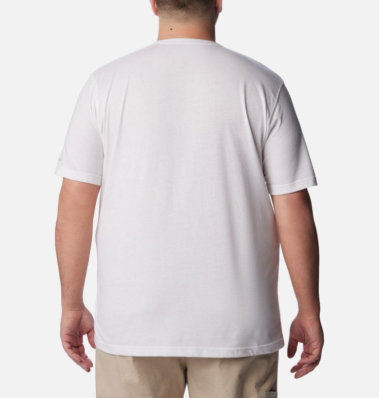 Thumbnail: Men's Thistletown Hills Pocket T-Shirt - Big, Color: White, image 2