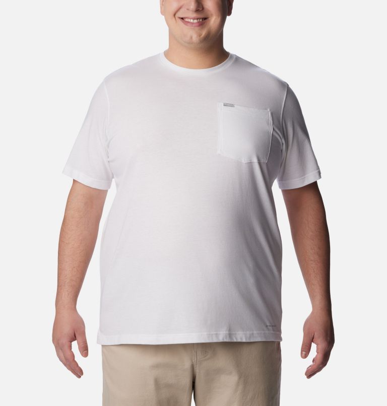 Men's Thistletown Hills Pocket T-Shirt - Big, Color: White, image 1
