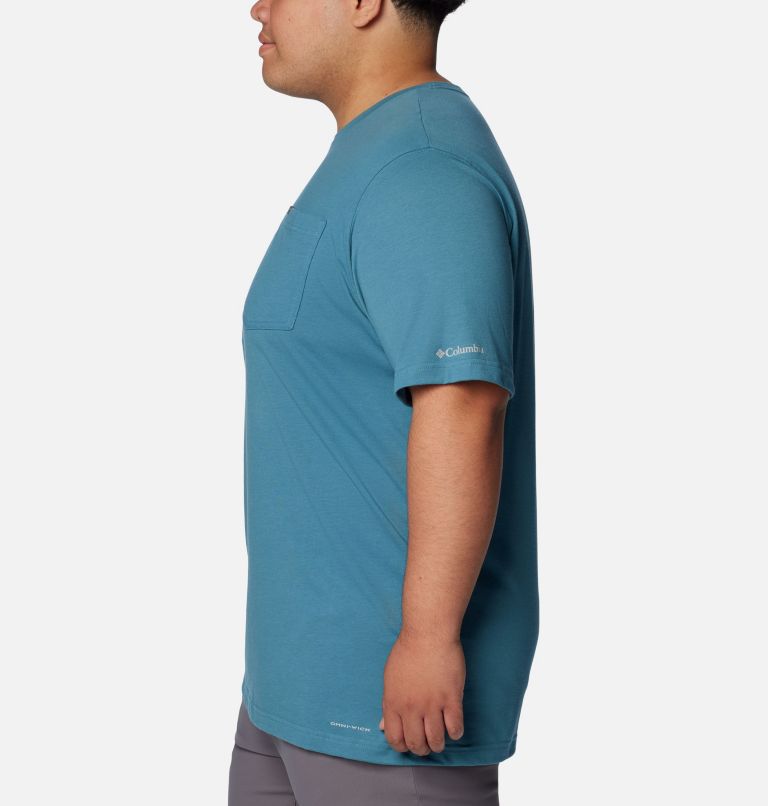T-shirt à poche poitrine Thistletown Hills Homme - Tailles fortes, Color: Cloudburst, image 3