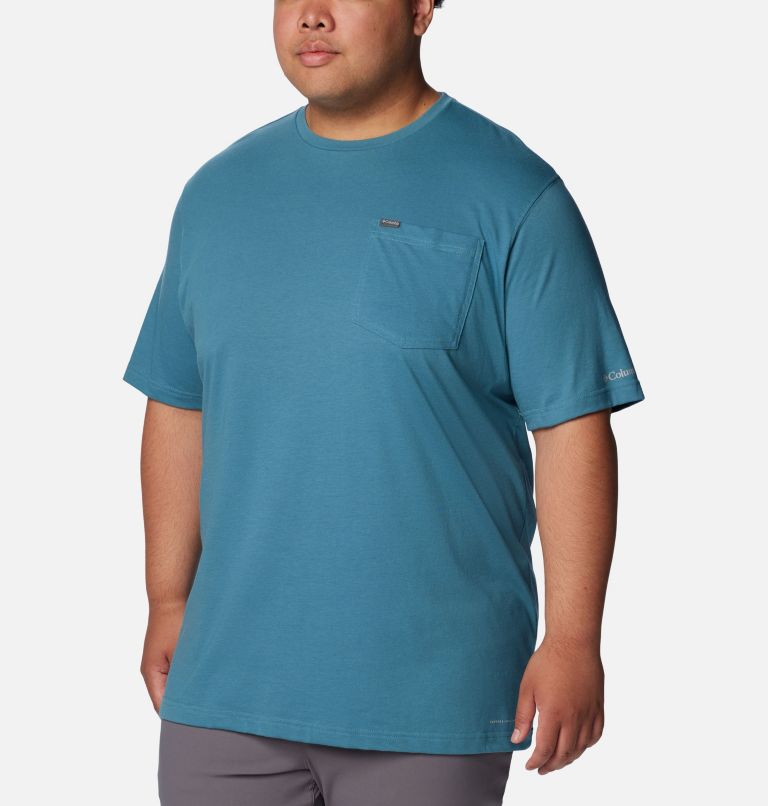 T-shirt à poche poitrine Thistletown Hills Homme - Tailles fortes, Color: Cloudburst, image 5