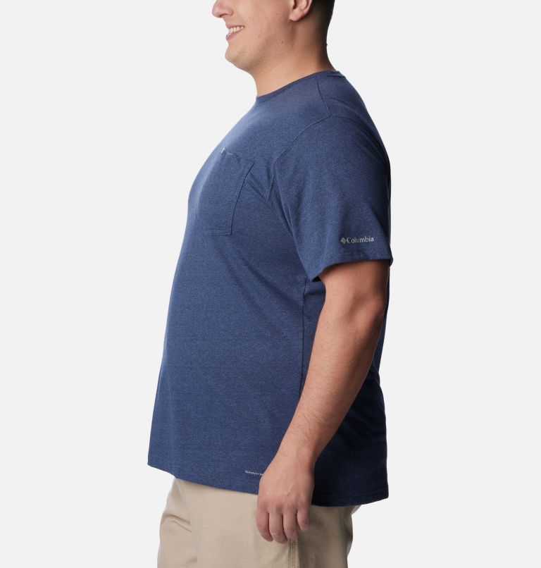 Men's Thistletown Hills Pocket T-Shirt - Big, Color: Dark Mountain Heather, image 3