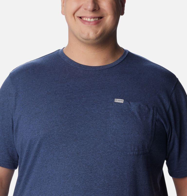 Men's Thistletown Hills Pocket T-Shirt - Big, Color: Dark Mountain Heather, image 4