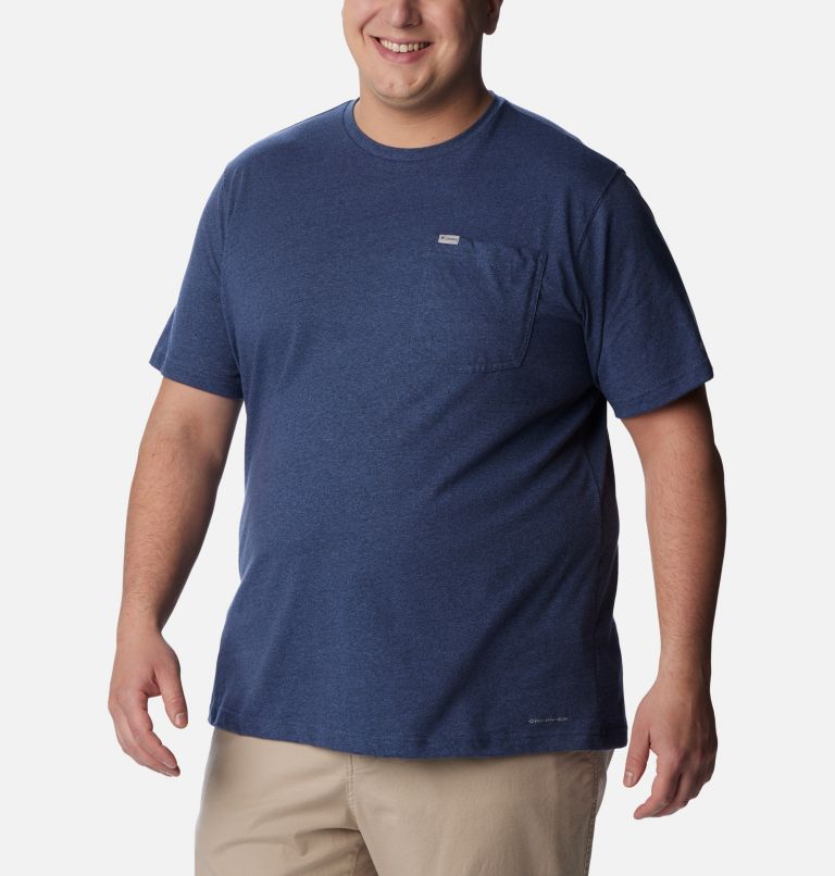 Men's Thistletown Hills Pocket T-Shirt - Big, Color: Dark Mountain Heather, image 5