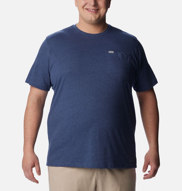 Men's Thistletown Hills Pocket T-Shirt - Big, Color: Dark Mountain Heather, image 1