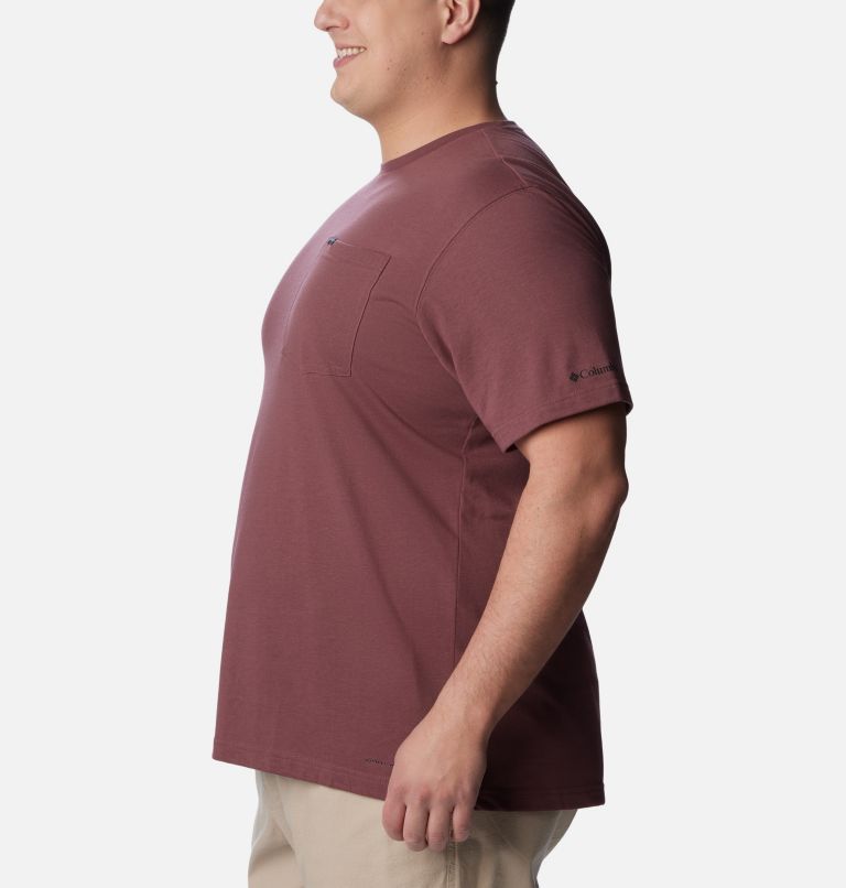 Men's Thistletown Hills Pocket T-Shirt - Big, Color: Light Raisin, image 3