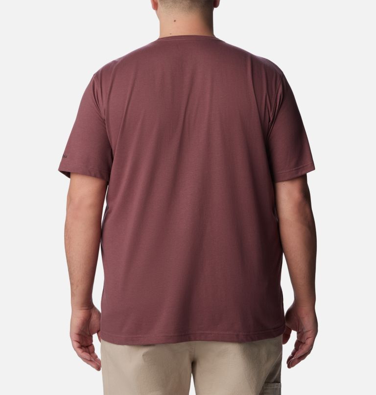 Men's Thistletown Hills Pocket T-Shirt - Big, Color: Light Raisin, image 2