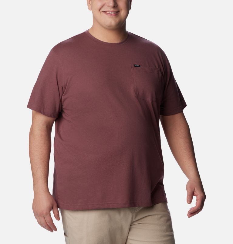 Men's Thistletown Hills Pocket T-Shirt - Big, Color: Light Raisin, image 1