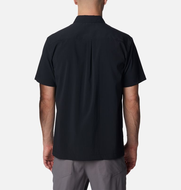 Men's Canyon Gate Utility Short Sleeve Shirt, Color: Black, image 2